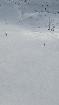 Ski Resort Aerial View