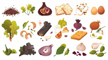Organic Waste and Decomposable Materials - Bone and Beetroot