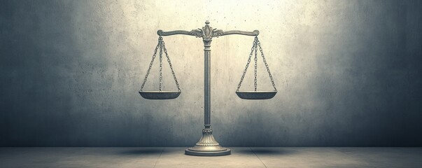 Discover the Symmetrical artwork of a balance scale, symbolizing clarity and assertiveness in negotiation This powerful image captures the essence of equilibrium and justice Ideal for presentations