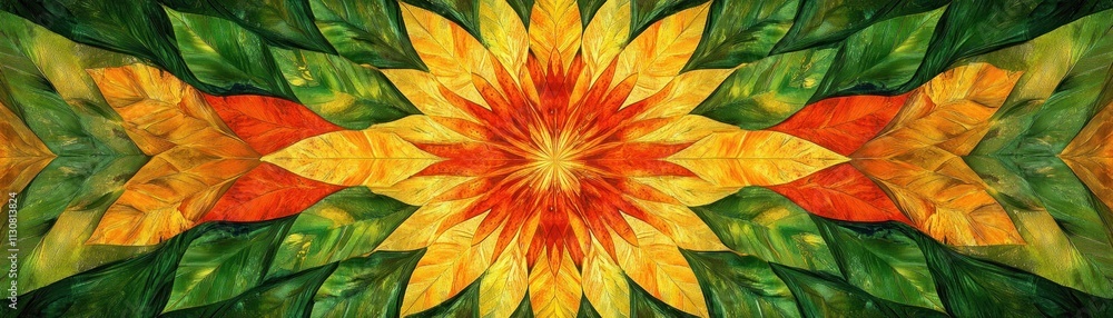 Poster experience a mesmerizing kaleidoscope of patterns morphing continuously, representing resilience and