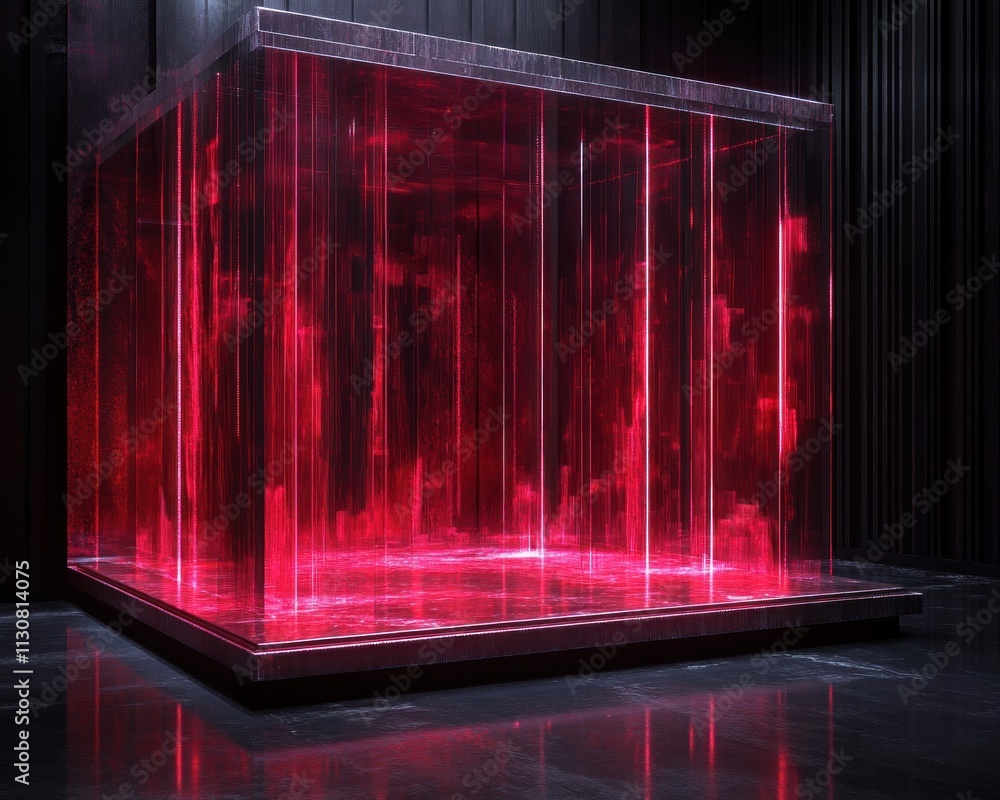 Aufkleber explore a futuristic speech setting featuring a holographic stage with adaptive tone waves interacti