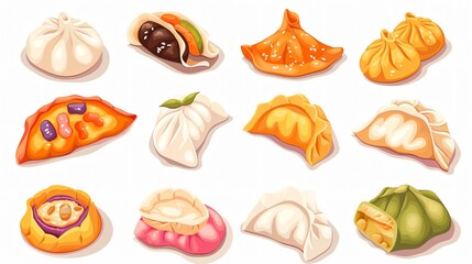 Exquisite Bite-sized Dumplings Filled With Delightful Flavor Burst