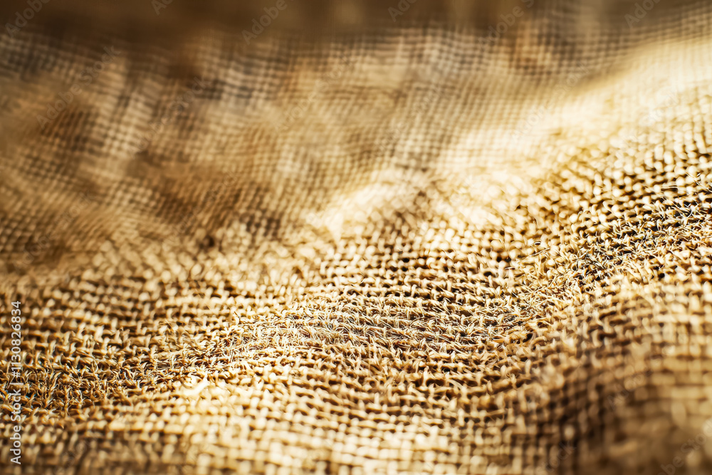 Poster piece of cloth with a pattern of lines and dots. the cloth is tan in color. the cloth is folded and 