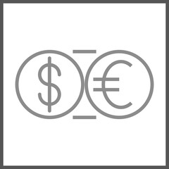 Obraz premium Currency Exchange icon Design