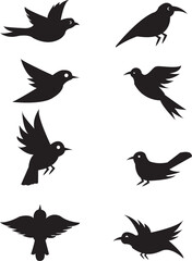 Obraz premium Bird svg, Bird svg bundle, Bird silhouette, Bird cut files, Bird clipart, Birds Clipart, Bird svg files foor cricut, Birds svg, Bird png,Bird SVG, Bird Svg Bundle, Flying Bird Svg, Animal Svg, Bird Cl