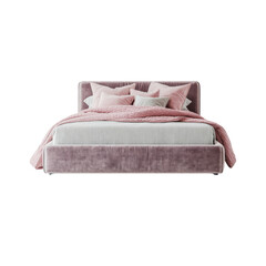 bed isolated on white