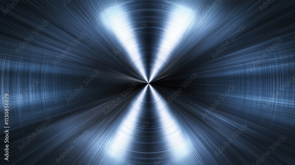 Poster abstract metal background with dynamic light rays and texture effect