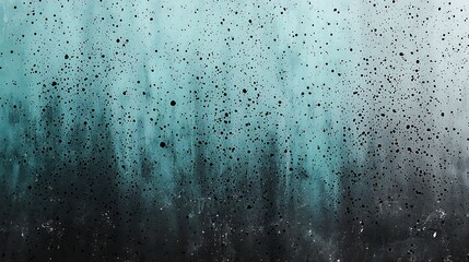 Soft teal gradient with subtle black spots on dark gray.