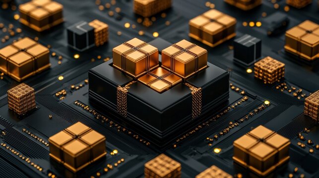 Abstract holographic display of optimization algorithms in advanced technology environment focused on computational artistry