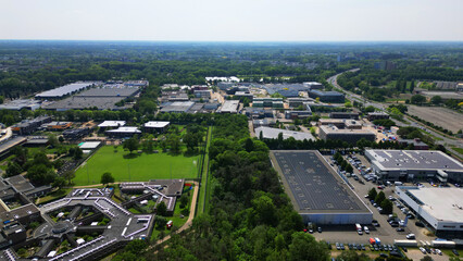 Historic Charm Meets Modern Life, Nijmegen Aerial View