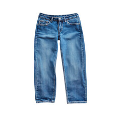 Classic Blue Jeans isolated on white background