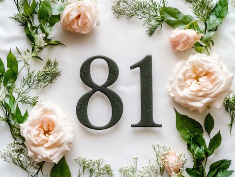 Floral 81 Anniversary.
