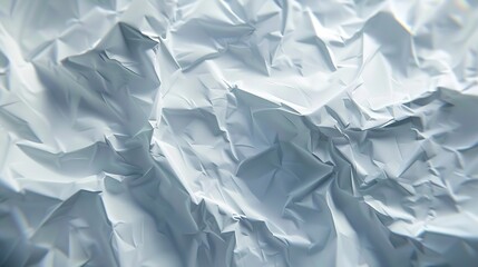Obraz premium White crumpled texture background 
