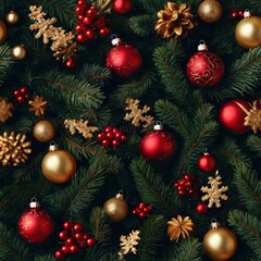 Fototapeta premium Christmas tree in the snow