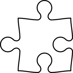 Puzzle piece outline