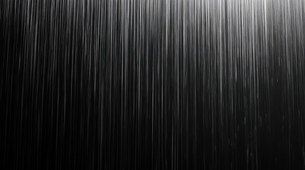 Fototapeta premium Moody Rain Overlay on Black Background for Dramatic Effect