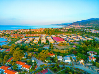 The Coastal Gem of Altınoluk from the Sky.