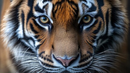 Obraz premium Close Up Portrait of a Tiger in the Jungle