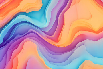 Obraz premium A dynamic abstract background with motion blur effects in vivid orange, violet, and cyan tones.