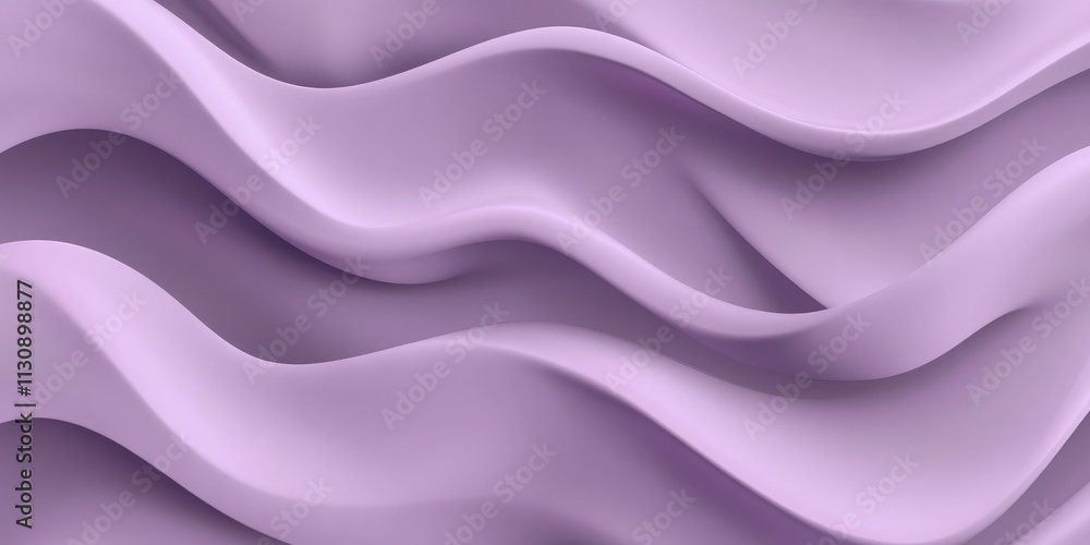 Poster subtle lavender background with a smooth wave pattern. light gray textures gently curve and bend, cr