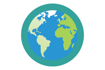 Fototapeta premium 3d world map illustration