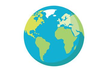 Fototapeta premium 3d world map illustration