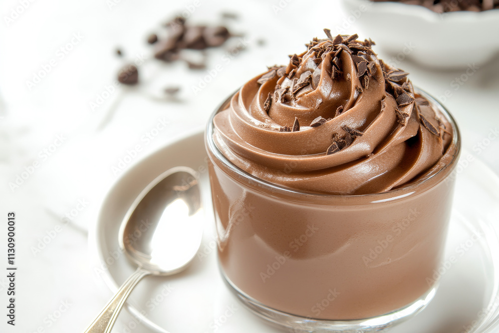 Aufkleber a smooth mocha mousse design with light coffee tones blending seamlessly into deep cocoa shades.