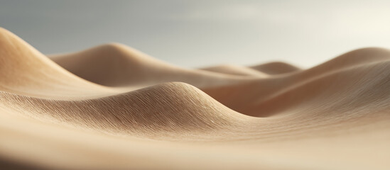 Obraz premium Sand Dunes Shaped by Wind and Sunlight