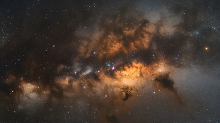 Obraz premium Celestial Nebula Starfield Cosmic Dust Cloudscape