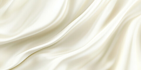 Obraz premium Soft cream and ivory abstract background with gentle curves and subtle gradients. The textures give a sense of calmness and purity, ideal for minimalistic and elegant designs.