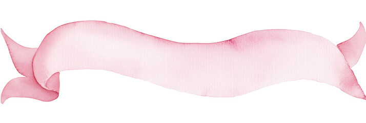 Obraz premium Elegant Pink Ribbon for Decoration and Design Purposes