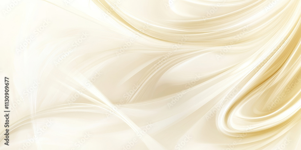 Poster soft cream and ivory abstract background with gentle curves and subtle gradients. the textures give 