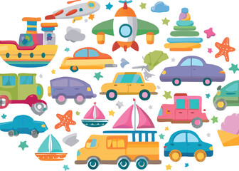 Obraz premium pattern with cars