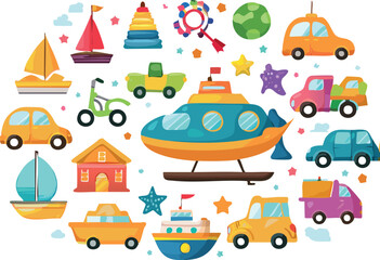 Obraz premium seamless pattern with cars