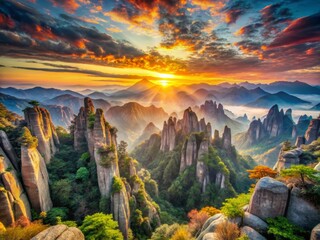 Panoramic China 1314:  Forever Love Scenic Landscape Photography