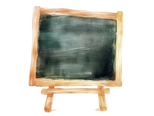 Obraz premium Blank Chalkboard with Wooden Frame