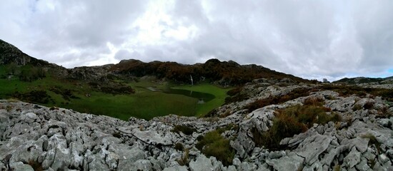 panorama of the mountains