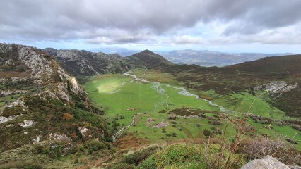 view from the top of the mountain