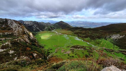 landscape with sky and clouds
