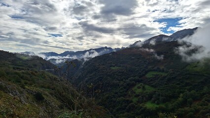panorama of the mountains