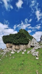 rock house in the mountains