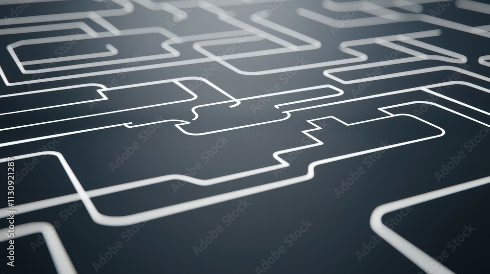 Aufkleber futuristic digital circuits immersive tech lab and innovative virtual environments
