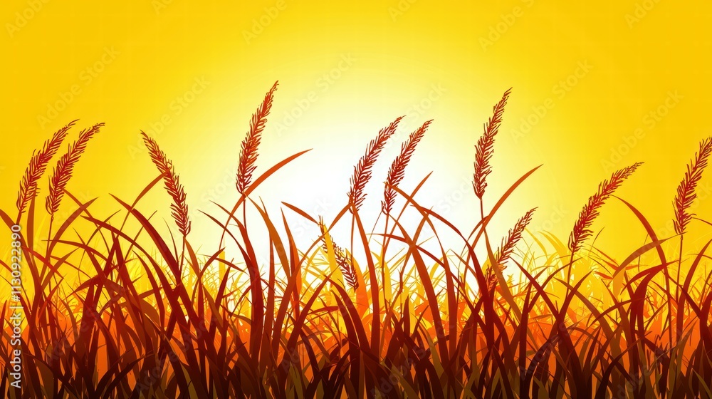 Aufkleber creating warm sunset gradient backgrounds for inviting graphic design workspaces