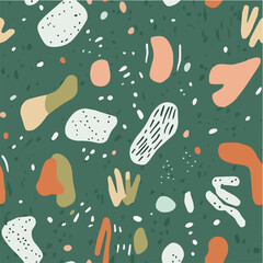 Vector of Christmas Winter holiday seamless patterns