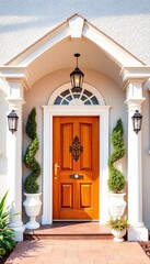 Fototapeta premium Door. The best image for inspiration on the latest trends in current seasonal designs.