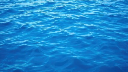 Abstract blue water wave texture background with gentle flowing motion, surface, ocean, serene