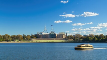 Parliament House is the meeting place of the Parliament of Australia, located in Canberra, the capital of Australia