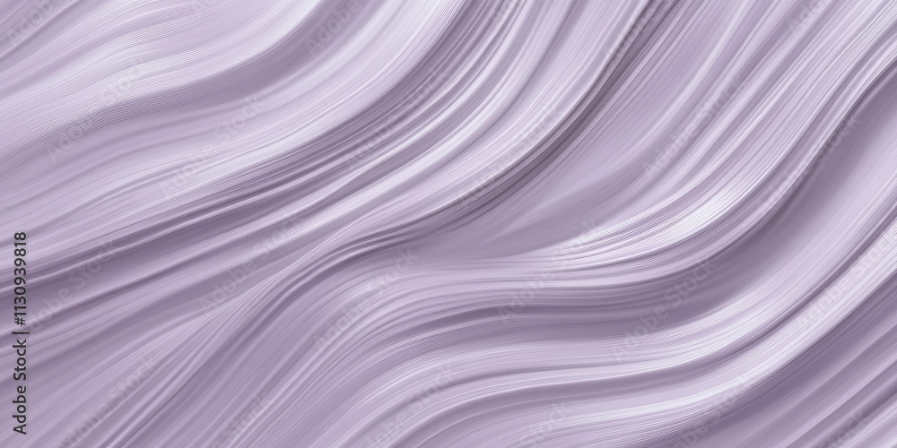 Poster subtle lavender background with a smooth wave pattern. light gray textures gently curve and bend, cr