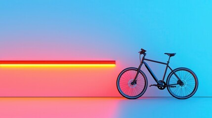 A modular battery station for electric bikes, with vibrant LED indicators and sleek design