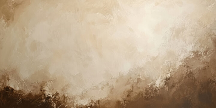 Warm chocolate brown and light beige abstract backdrop with smooth flowing gradients and textures that evoke the richness of nature, creating a comforting and grounded feel for sophisticated designs.